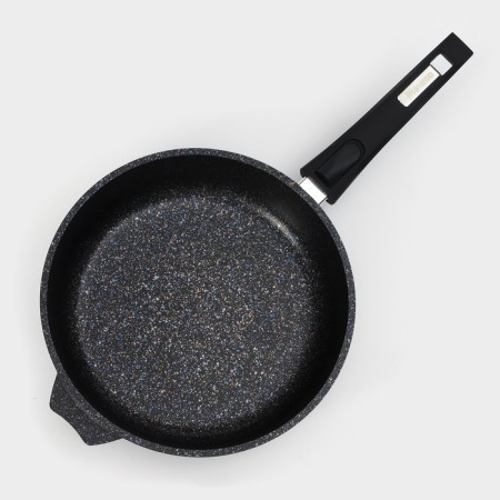 Granite Star STARS STARTION PRO, D = 26 cm, removable handle, induction, black color-1
