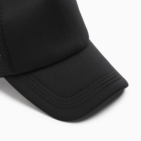 Baseball cap with minaku grid, black color, size 56-58-2