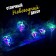Set for experiments "New Year's garland. Diamond ", 10 lamps, 1 mode, white light, 220 V