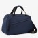 Road bag on lightning, 2 outer pockets, a suitcase holder, a long belt, the color is blue
