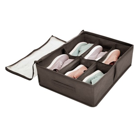 Shoes for 6 pairs, brown color-2