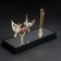 Pen on the stand "Pigeons", 16 × 6 × 19 cm, with crystals