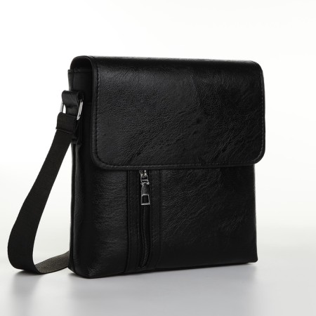 Male bag, black color