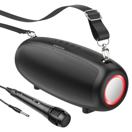 Borofone portable column BP13.10 W, 1500 mAh, BT5.3, TFCARD, USB, AUX, FM radio, black-1