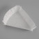 Baking shape is white, the shape of the triangle, 10.2 x 10.2 x 7.5 x 2.5 cm