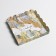 Cookie box, confectionery packaging with PVC lid, “stone”, 18 x 18 x 3 cm