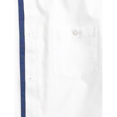 Short -sleeve shirt for Pelican boy, height 122 cm, white color-5