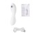 Satiffyer Curvy Trinity 5+ vacuum clitoris stimulator, white color