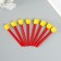Set of drawing brushes - sponge, 8 pcs 10x2 cm