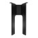 Holder for convenient storage of screwdrivers, wall, black