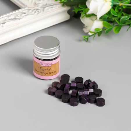 Surgut in granules in the jar of "octagonal" ash-violet 9 g 4.5x3x33 cm