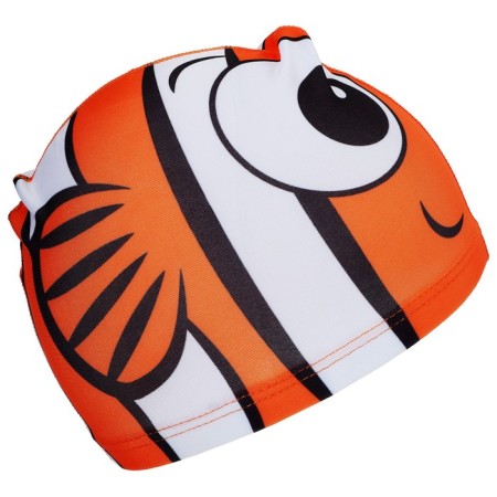 A nursery cap “Fish”, fabric, girth 46-52 cm, Orange color-3