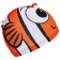 A nursery cap “Fish”, fabric, girth 46-52 cm, Orange color