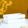 Wooden Kashpo 24.5 × 13.5 × 9 cm "Two Light", two -string, white give beautifully
