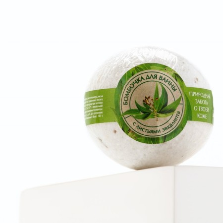 Bombing for a bath with eucalyptus leaves, 130 g, pantry of beauty-2