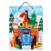 New Year. Gift package, 31x40x11.5 cm, packaging, blue tractor