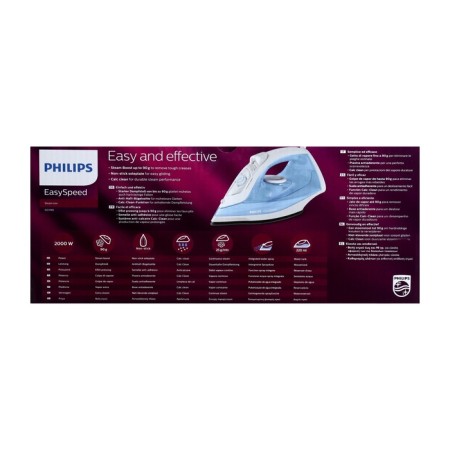 PHILIPS GC1740/20 iron, anti-stick sole, 2000 watts, 25 g/min, 220 ml, white-blue-6