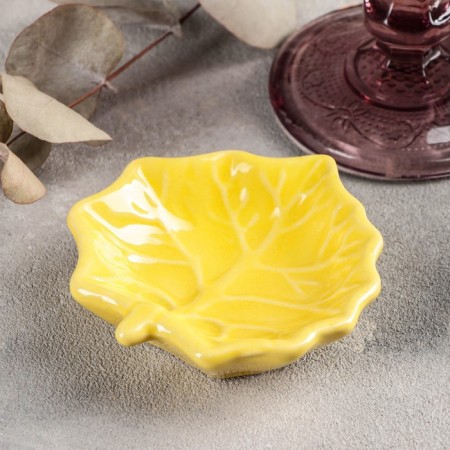 Ceramic “Liszt” saucer, 9 × 8 cm