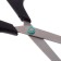 Scissors Dolce Costo, 23.5 cm, handles with anti -slip rubber inserts, black