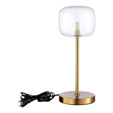ST LUCE bedside lamp. SL1049.304.01. FINN. 1x5 W, G9, 4000K, 16x16x45.2 cm, brass color