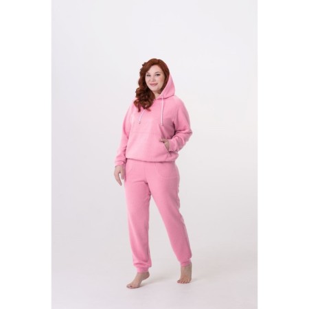 Female suit, size 54, pink color-2