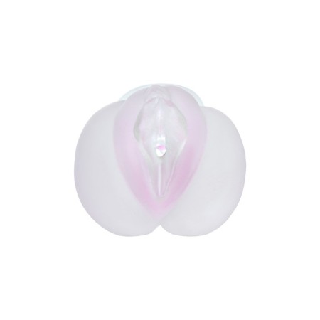 Masturbator Realistic Toyfa Juice Pussy Crystal Rose, TPE, 14 cm-4