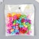 Beads for creativity plastic "Bright horses" set 60 pcs 1.5x1.5x0.6 cm