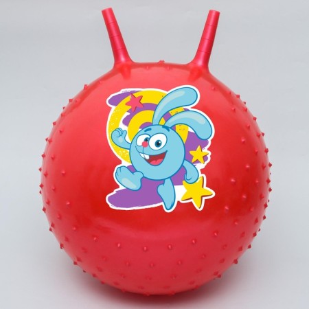 Ball jumping mixers "crumbs", with horns, D = 45 cm, 350 g, color mix-2