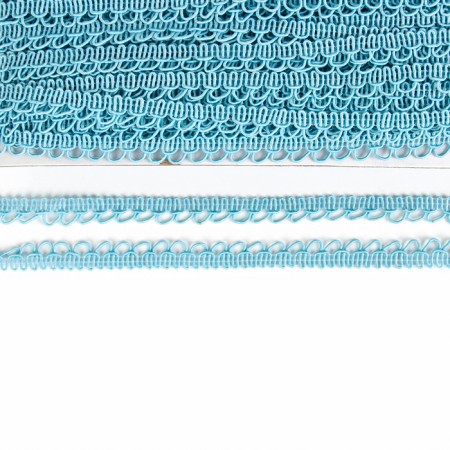 Braid "festons", width 1.3 cm, in a package of 50 m., Blue-2