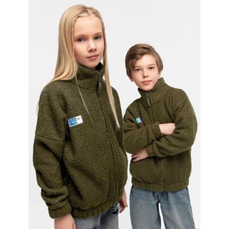 Толстовка детская Amarobaby lamb, рост 134 см, цвет хаки-8
