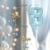 Candle in the cake on the skewer "Almaz", the number "8", blue, 4.8x2.6 cm