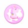 Happyki bath bomb with foam and mix toy, 160 g