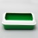 Toilet with Bella, 37 x 27 x 11.5 cm, green