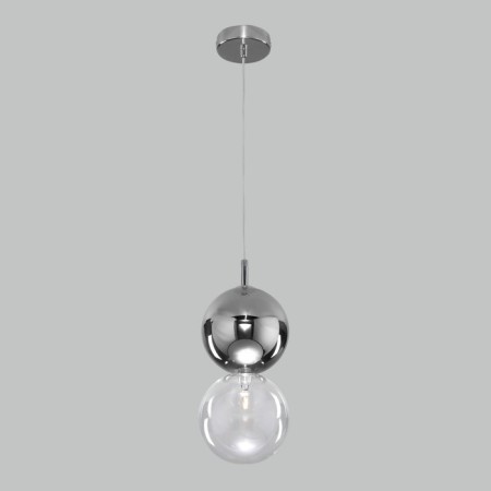 Suspended lamp with a glass plafon Selisa, 3W, G4, 15x15 cm-2