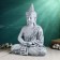 Figure "Buddha Meditation" under stone, 35x17x45cm