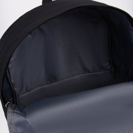 Set of a backpack with a zipper, chover, bag, cosmetic bag, black color-4