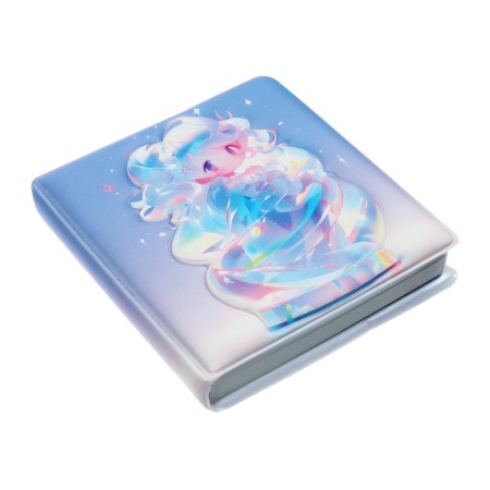 Notebook Gift Book 96l, line, color block, PVC 3D anime cover (9.5x10.5cm)-3