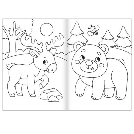 A set of coloring “for the smallest”, 4 pcs. 16 pp., A4 format-4