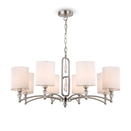 Suspended lamp Freya FR1007PL-08N Riverside, 860x860x1425 mm, E14, 8x40W, Nickel color