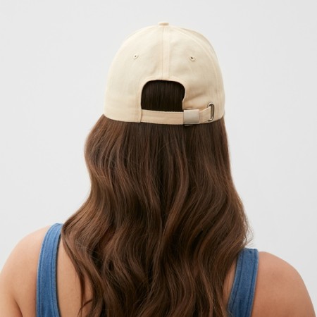 Women's cap with embroidery MIST LESS IS MORE, Milk, p. 56-58-2
