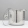 A set of stainless steel pan “Abel”, 4 subjects: 7 l, 9 l, 10 l, 12 l, covers, induction