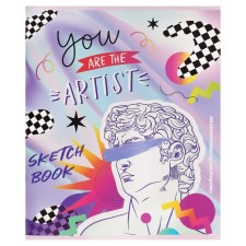 AT A5 notebook, 32 Sunrise sheets, cover Cover Cardboard, Block 100 g/m2
