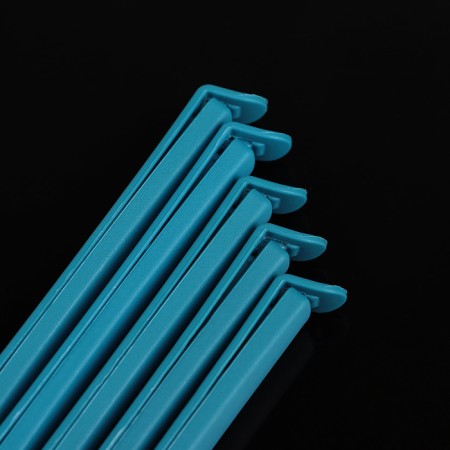 Clamps for packages, 12 cm, 5 pcs, color mix-4