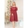 Women's dress, size 52, red color