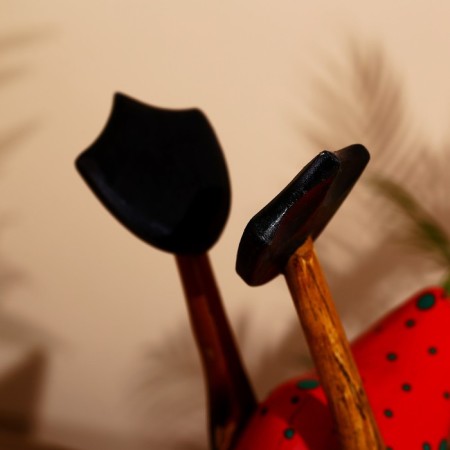 Stand for the bottle "Duck in red" tree 30x20x25 cm-4