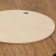 Wooden cutting board "Circle with a pen", 25 × 25 × 0.6 cm