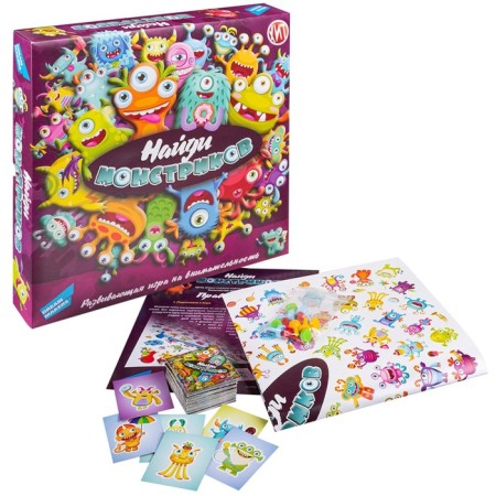 Board game "Find monsters"