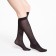 Women's golfs (2 pairs) 20 den, black color, size 23-25