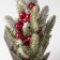 LED figure "Snow Christmas tree with berries", 12.5 × 28.5 × 7.5 cm, plastic, batteries CR2032x2, glow of multi