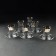 Tea Service "Egypt", 12 objects: a tea glass 160 ml, 6pcs, a saucer, 6pcs, with gold spraying